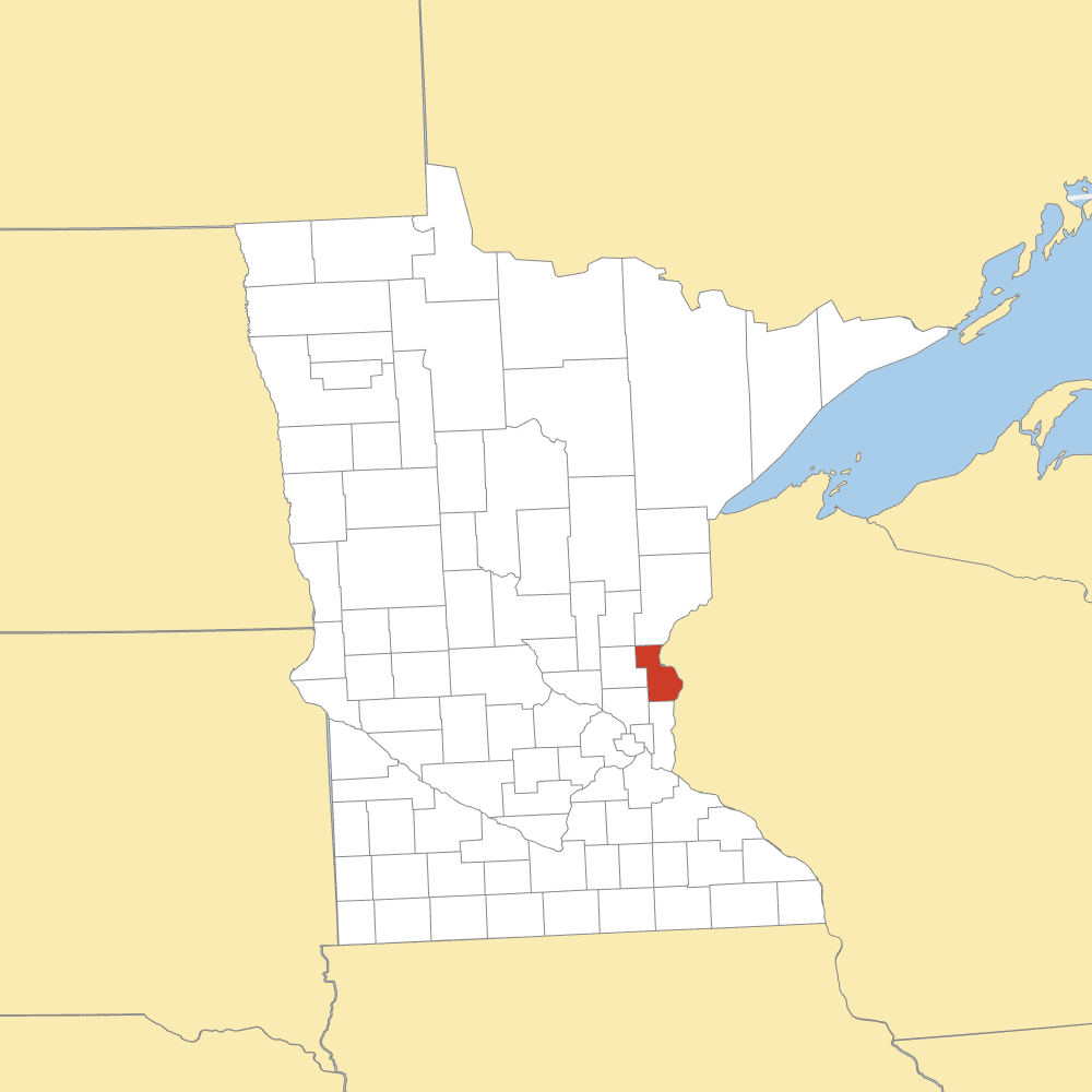 chisago county map