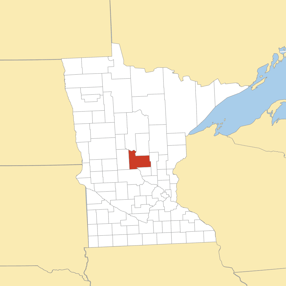crow wing county map