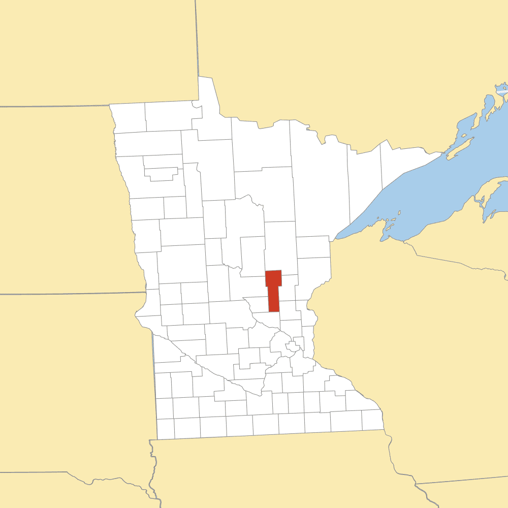 mille lacs county map